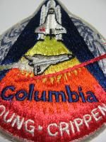 Vintage Original NASA STS 1 Crew Patch Space Shuttle Columbia 4 Color