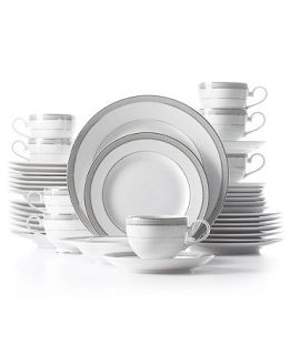 Mikasa Dinnerware, Platinum Crown 40 Piece Set   Fine China   Dining