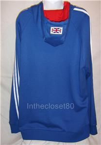 New Official Adidas London 2012 Olympics Team GB Mens Fleece Hoody