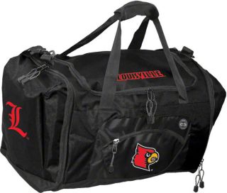 Louisville Cardinals Black Roadblock Duffle Bag