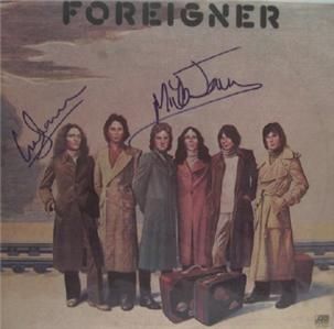 Foreigner Signed Mick Jones Lou Gramm 1st Album