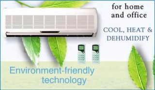 Ton DUAL ZONE Mini Ductless Split Air Conditioner, Heat 36000 BTU