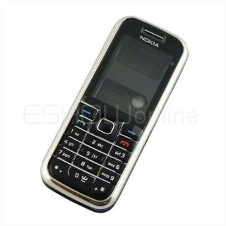 New Black Full Housing Cover Keypad for Nokia 6233 to Replace Original