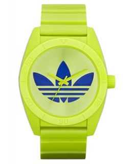 adidas Watch, Lime Green Polyurethane Strap 42mm ADH2700