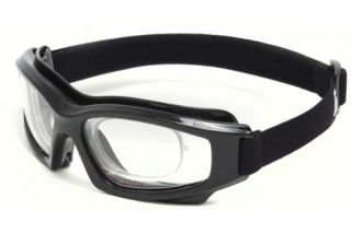 Edge Eyewear Speke Low Profile w RX Insert Safety Goggle Clear Lens