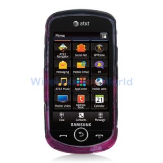 Purple Love Hard Skin Case for Samsung Solstice 2 II