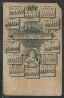 MA Lowell 1895 Ladies Perfumed Calendar Boys Sailboats
