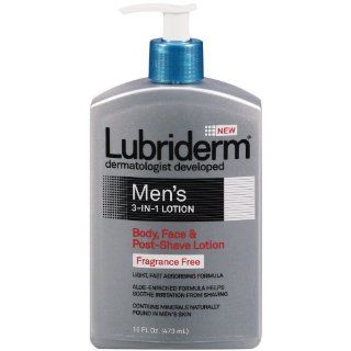 Lubriderm Men 3 in 1 Lotion Body Face and Post Shave Lotion Fragrance