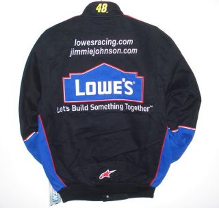 NASCAR Sprint Jimmie Johnson Cotton Jacket New L