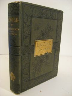 1882 Owen Meredith Lucile Illustrated