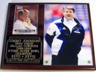 Jimmy Johnson Dallas Cowboys Legend NFL Super Bowl Champion Coach