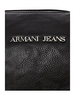 Armani Jeans Eco and patent lthr bow   