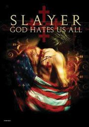 New Slayer Cloth Poster Flag God Hates US