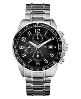 GUESS Watch, Mens Chronograph Stainless Steel Bracelet 46mm U15072G1