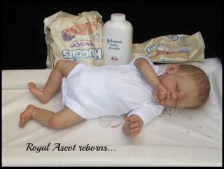 Lucio Jackie Gwin 19 5lb 4oz Reborn Baby Girl Doll Slumberland