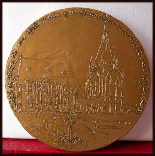 Fr Bronze Art Medal Vatel Butler Reign Louis XIV