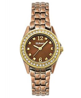 Style&co. Watch, Womens Brown Ion Plated Bracelet 27mm SC1293