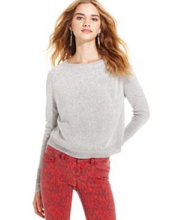 Sweater Project Juniors Sweater, Short Sleeve Open Knit Cardigan