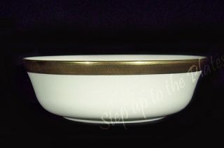 Lenox China LOWELL All Purpose Cereal Fruit Bowl /s Round Gold
