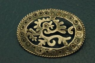 Mexican silver brooch in excellent condition. Makers mark is P.Lugo
