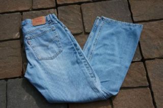 Womens Blue Jeans Levis Strauss 515 Boot Cut Lower 10 8996