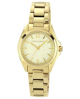 Vince Camuto Watch, Womens Gold Tone Stainless Steel Bracelet 30mm VC