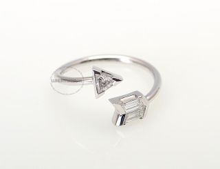 Gucci Platinum Diamond Arrow Ring