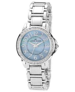 Anne Klein Watch, Womens Silver Tone Bracelet 32mm 10 9661GMSV