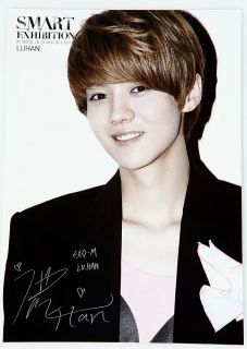 ART SMART EXHIBITION Silver Goods EXO M Luhan Official Photo Post Card