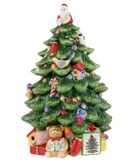 Spode Cookie Jar, 15 Christmas Tree Prestige