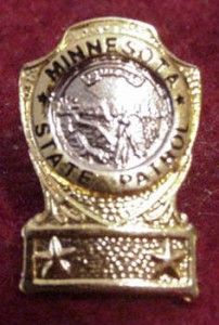 Minnesota State Patrol Trooper Badge Mini Hallmarked
