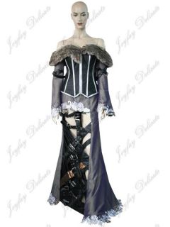 Final Fantasy x 10 Lulu Cosplay Costume Halloween Clothing XS XXL