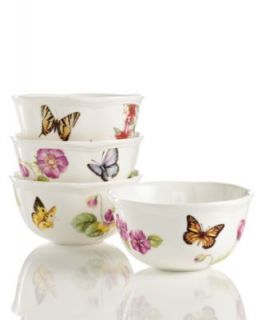 Lenox Dinnerware, Set of 4 Butterfly Meadow Blue Assorted Bowls
