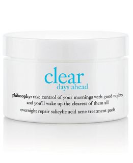 clear days ahead acne treatment & overnight repairing pads, 60 count