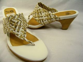 Sofft Maben White 9 5 Sandals Womens New Shoes