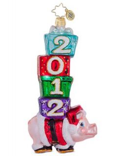 Christopher Radko Christmas Ornament, Exclusive 2012 Pig