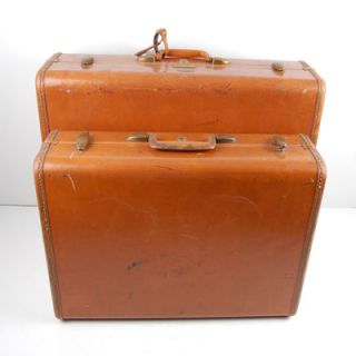 Lot 2 Vintage Samsonite Luggage Suitcase