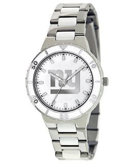 Game Time Watch, Womens New York Giants White Ceramic and Stainless
