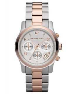 Michael Kors Watch, Womens Silvertone and Rose Goldtone Stainless
