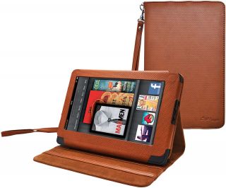 Leather Case Cover Holder for  Kindle Fire 7 inch Tablet