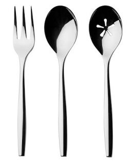 Nambe Flatware 18/10, Aidan 3 Piece Serving Set   Flatware