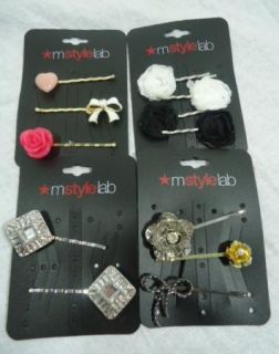 Style Lab Set of Assorted Hair Accessories 13 Multi