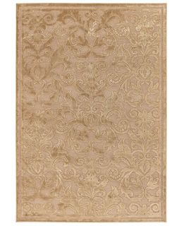 Pave Vintage Damask Golden Pearl 2 11 x 7 6 Runner   Rugs