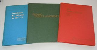 Vintage Astrology Books Lot 3 Daltons AFA Table of Houses Longitudes