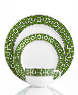 Jonathan Adler Dinnerware, Green Nixon Dessert Plate