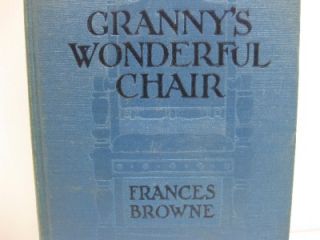 Chair Frances Browne Antique Childrens Book 1924 Illustrated