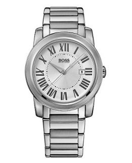 Hugo Boss Watch, Mens Stainless Steel Bracelet 40mm 1512717   All