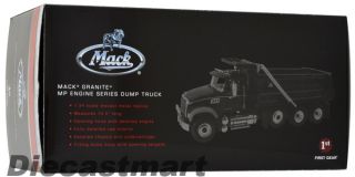 First Gear 1 34 10 3923 Mack Granite MP Engine Dump Truck New Diecast