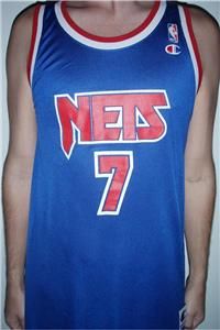 Kenny Anderson New Jersey Nets Brooklynn Vtg 48 Champion NBA