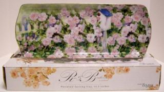 Madison & Max At Home Porcelain Serving Tray Judy Buswell Roses
